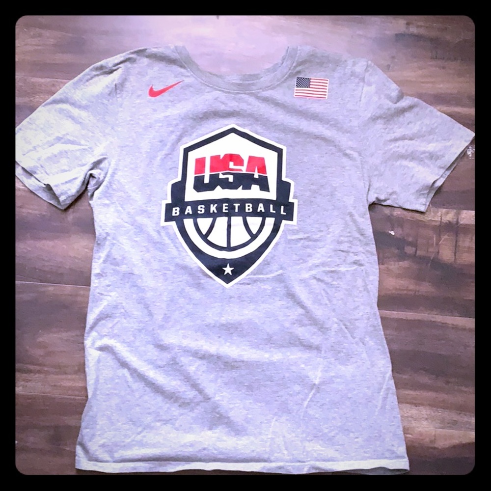 USA basketball Tee